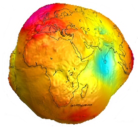 Geoid-Gestalt der Erde II