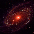 Ultraviolett-Aufnahme der Galaxie M81