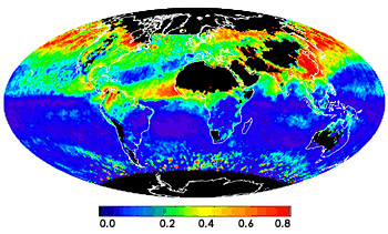 Aerosol optical depth