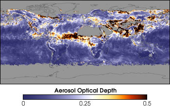 Global Aerosol Optical Depth