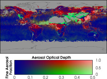 Aerosol Optical Depth and Radius